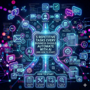 5 Repetitive tasks every business should automate with AI (and how to start)